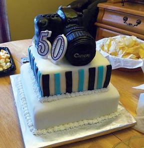 Canon Camera Cake