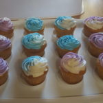 White cupcake with Butter Cream Icing