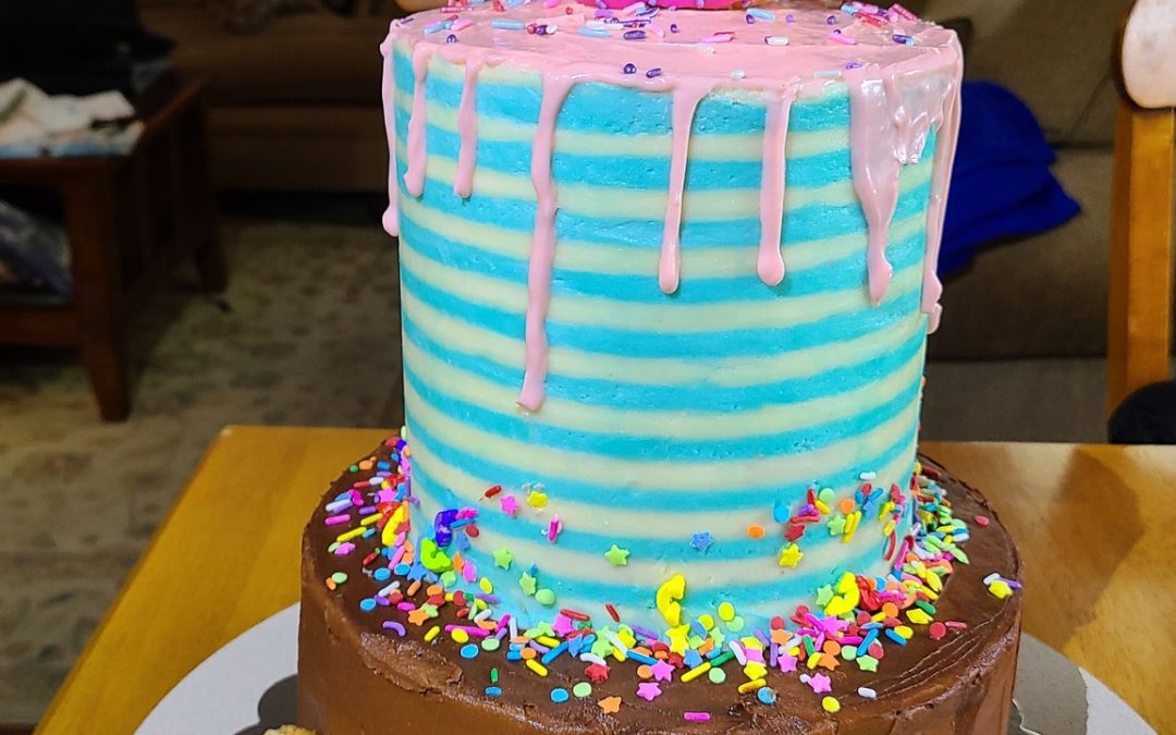 Birthday doughnut Cake!