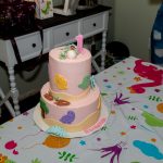 2 Tier Cake Dinosaur Theme