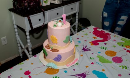 2 Tier Cake Dinosaur Theme