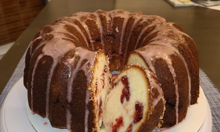 Strawberry Swirl Pound Cake