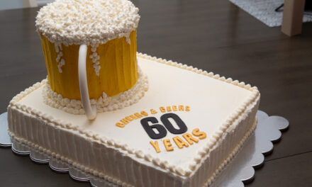 Birthday Beer Mug Cake.