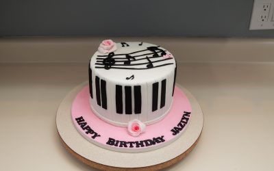 Piano Theme Cake