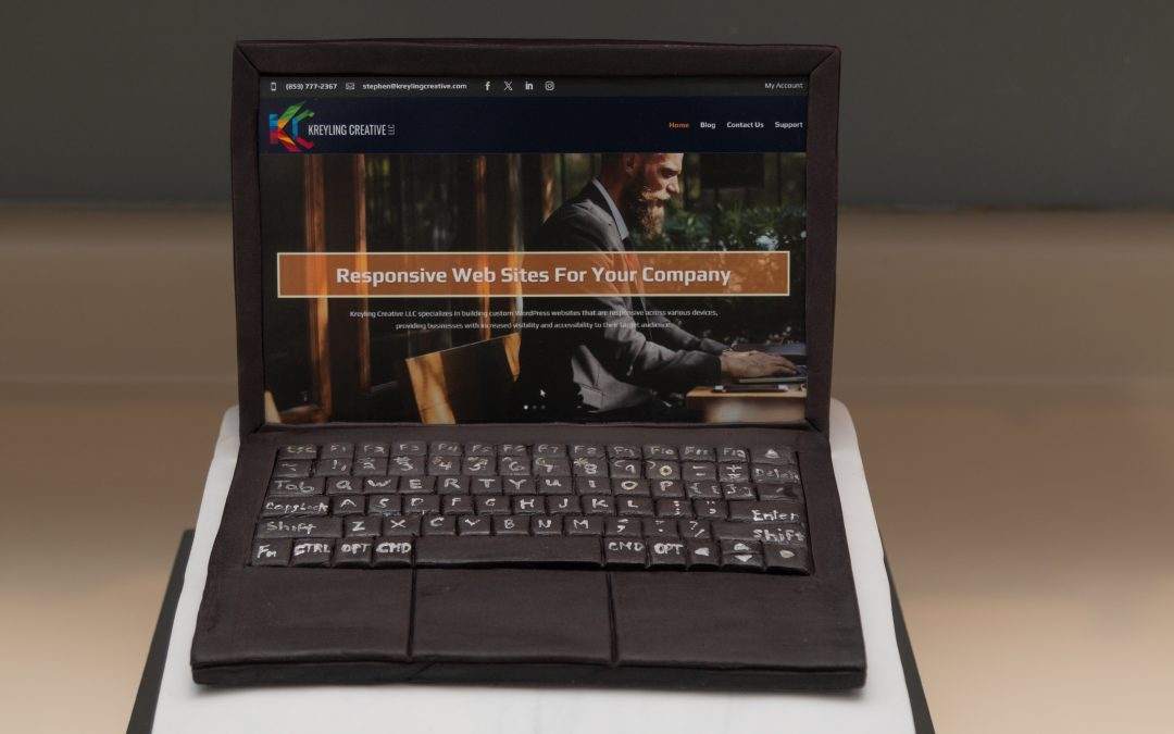 Laptop Cake