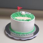 Golf Theme Vegan Red Velvet With Buttercream Icing