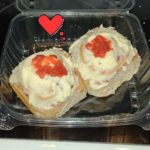 Sourdough Strawberry Roll Bread With Cream Cheese toppings